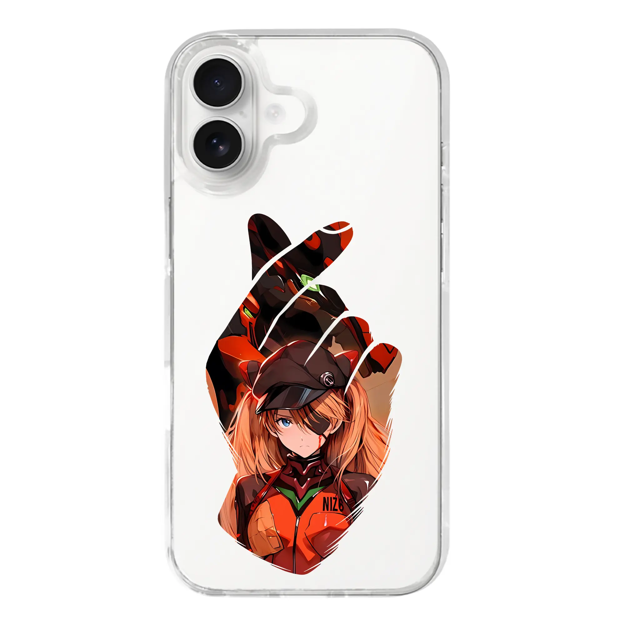 エヴァンゲリオン グッズ,アスカ·ラングレー - iPhone 17シリーズ 透明スマホケース – 薄型・耐衝撃・精密フィット保護カバー